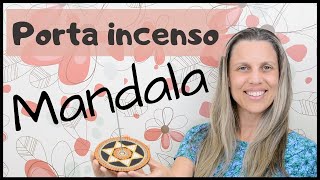 Tutorial Porta Incenso Mandala Super Fácil  Pontilhismo [upl. by Fiore]