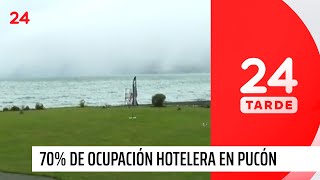 Vacaciones de invierno hay un 70  de ocupación hotelera en Pucón  24 Horas TVN Chile [upl. by Eusassilem]