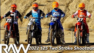 2022 125 Two Stroke Shootout RAW  Motocross Action Magazine [upl. by Kwasi]