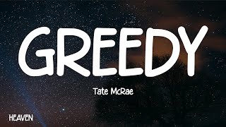 Tate McRae  greedy Lyrics [upl. by Heddy]