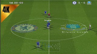 PES 6  Chelsea vs Everton Gameplay 4K [upl. by Oslec522]