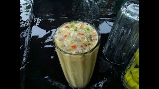 Indian Street Food  Channa Sattu Sharbat Foods On The Way [upl. by Elcarim]