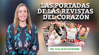 El bautizo de la hija nieta de Ana Obregón Bertín Osborne y Jorge Javier Vázquez en las revistas [upl. by Demetria]