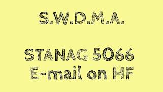 Decoding a signal according to the STANAG 5066 standard for transferring Email to HF band [upl. by Aniluap373]