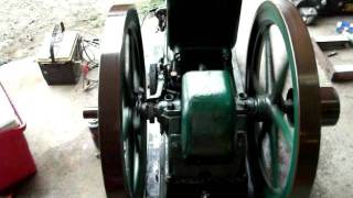 3hp Stover W Hit and Miss Engine [upl. by Ecerehs508]