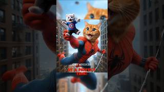 SpiderCat’s Heroic Rescue of a Trapped Kitten 🐱🦸‍♂️catstory cat catvideos meow [upl. by Sineray]