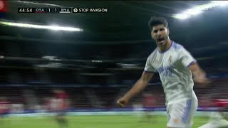 Marco Asensio races in for Real Madrid’s second  ESPN FC [upl. by Llednahs22]