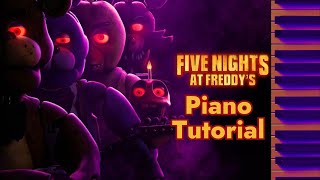 How To Play Five Nights at Freddys On Piano [upl. by Brittne]