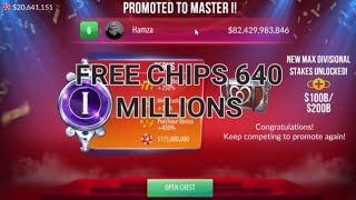 ZYNGA POKER  FREE CHIPS 640 MILLION [upl. by Gnanmas]