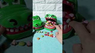 Two Small Crocs Eat Chocolate satisfying eating chocolate asmr crocodile [upl. by Polloch]