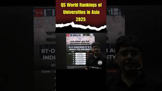 QS World University Rankings 2025 Top Universities in Asia Revealed pwiitjam pw [upl. by Hepza]