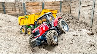 MEGA XXL RC TRACTORS TRUCKS AND TRACTORS STUCK COLLECTION [upl. by Schach825]