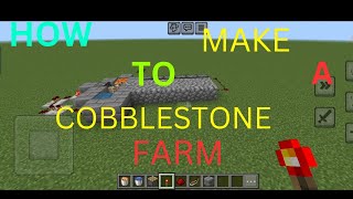 How to make cobblestone generator  cobblestone generator kaise banaye  Minecraftpe farms [upl. by Towny987]