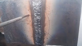 Not everyone knows how to weld vertical using 6013 electrode [upl. by Madeleine]