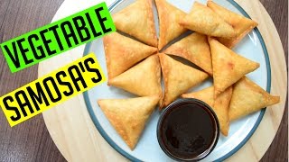 How to cook Vegetable Samosas  Ramadan Recipes  Indian Cooking Recipes  Cook with Anisa [upl. by Ecart]