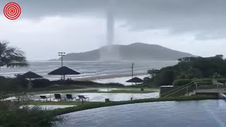 🔴CÁMARA EN VIVO Tromba marina es captada en la Florianópolis de Santa Catarina Brasil [upl. by Alexandros]