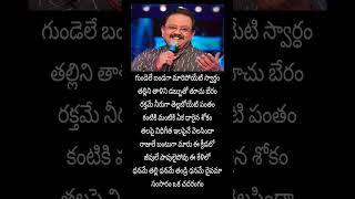 సంసారం ఒక చదరంగం song lyrics  S P Balu shorts telugulyrics trending music song songlyrics [upl. by Zizaludba430]