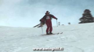 Skiing on 50s gear [upl. by Sandi]