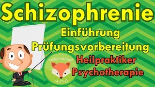 Heilpraktiker Psychotherapie SCHIZOPHRENIE EINFÜHRUNG  Fakten für die schriftliche Prüfung [upl. by Ansilma]