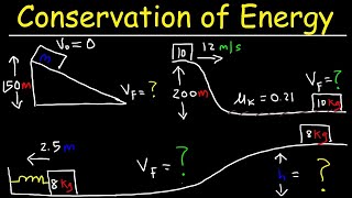 Conservation of Energy Physics Problems [upl. by Laud8]