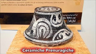 Ceramiche Prenuragiche della Cultura di Ozieri  18 Dicembre 2018  Viaggiare in Sardegna [upl. by Aohk]