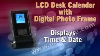 LCD Desk Calendar with Digital Photo Frame [upl. by Wetzel]