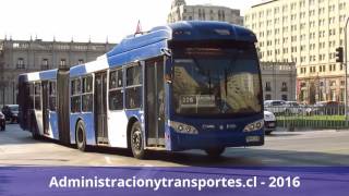 Los buses Chocman XL de Subus 226 Transantiago [upl. by Noimad]