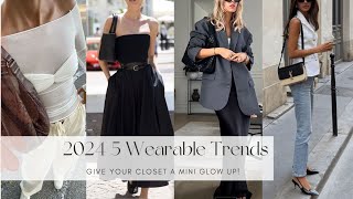 2024 Spring Summer Trends  Top 5 Wearable Styles For a Mini Closet Glow Up  FASHION OVER 40 [upl. by Idisahc]