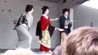 Geisha Dancing in Sakura Matsuri in Washington DC [upl. by Kreda484]