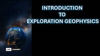 Introduction to Exploration Geophysics video youtube groundwater exploration geophysics [upl. by Joscelin]