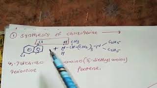 Synthesis of Chloroquine Quinacrine amp Hydroxychloroquine [upl. by Nomzzaj]