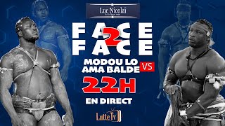 🛑Direct  FaceàFace Modou Lô vs Ama Baldé du 21 Octobre au Thiossane [upl. by Crispas]