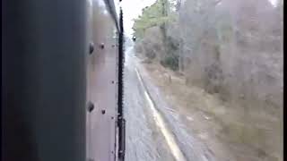 Norfolk amp Western 611 1993 excursion with cab ride [upl. by Masuh]