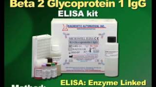 Beta 2 GLYCOPROTEIN 1 IgG ELISA kit [upl. by Saba518]