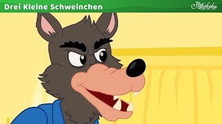 Drei Kleine Schweinchen Märchen für Kinder  Gutenachtgeschichte für kinder [upl. by Triny]