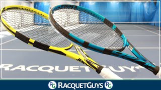 Babolat Pure Aero and Pure Drive Tennis Racquet Comparison Review [upl. by Ingelbert115]