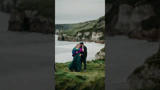 they traveled from connecticut to ireland for wedding photos like this elopement wedding [upl. by Tocci]