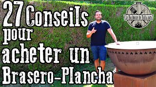 Comment choisir un Braséroplancha  Regarde mes 27 conseils avant den acheter un  🔥🔥 plancha [upl. by Ahsieyk]