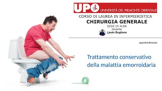 Trattamento conservativo della malattia emorroidaria [upl. by Heer]