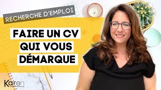 Exemple de CV  ma méthode  un guide CV gratuit à télécharger en bonus [upl. by Retxed]