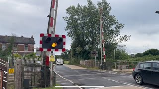 Crediton level crossing Devon [upl. by Akeemahs]