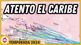 Posible desarrollo de depresión tropical al este del Caribe Puerto Rico y República Dominicana [upl. by Dnar]