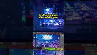 10 channels live streaming video switcher 8xHDMI and 2xIP inputs suitable for all live events [upl. by Alda668]