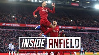 Inside Anfield Liverpool 21 Brighton  Exclusive behindthescenes tunnel access [upl. by Lenahtan]