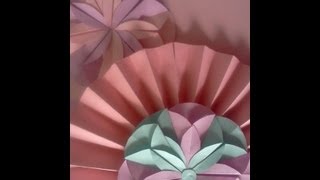 Cómo hacer una flor de papel origami fácil [upl. by Esimorp]