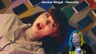 I react to Jannine Weigel  quotPasscodequot MV Request BLURRED [upl. by Coffeng499]