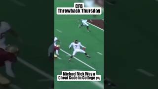 Michael Vick Was a Cheat Code at Virginia Tech 🎮  CFB Throwback Thursday [upl. by Enoval807]