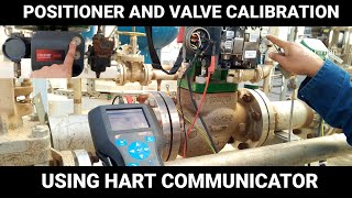 POSITIONER amp VALVE CALIBRATION USING HART COMMUNICATOR  FISHER FIELDVUE INSTRUMENTS [upl. by Violante965]