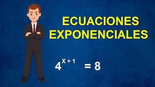 ECUACIONES EXPONENCIALES  Ejercicios resueltos 02 [upl. by Noisla]