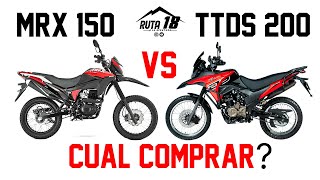 ¿Cuál comprar MRX 150 vs TTDS200 2023 COMPARATIVO [upl. by Kathryn]